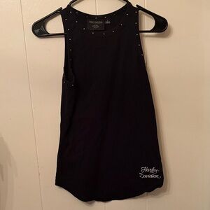 Harley-Davidson Studded Black Tank Top
